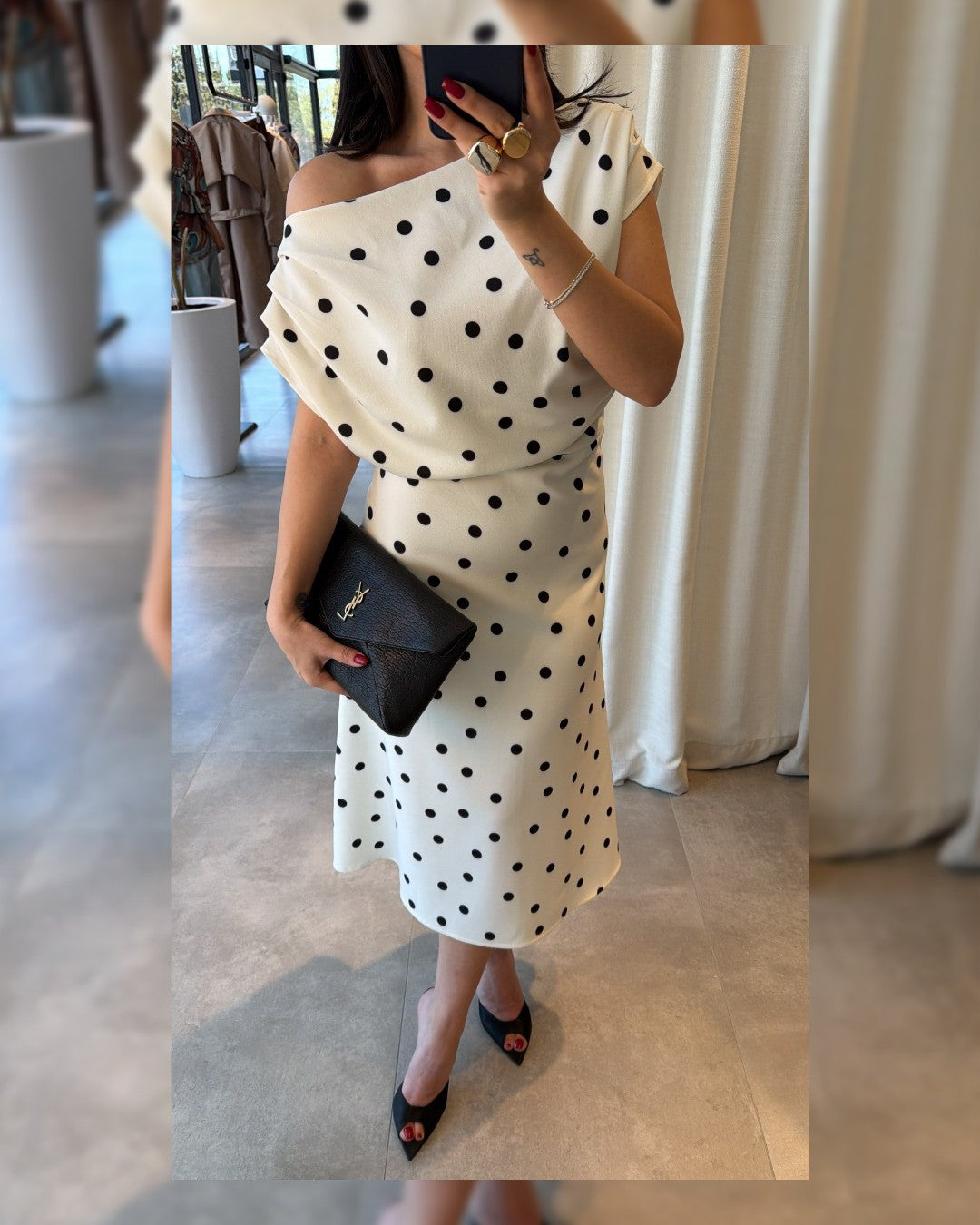 Iconic Polka Statement Dress