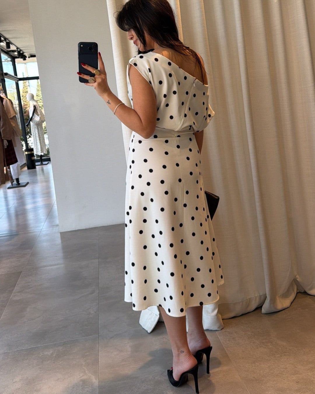 Iconic Polka Statement Dress