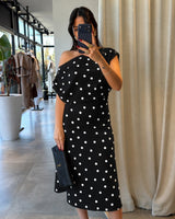 Iconic Polka Statement Dress