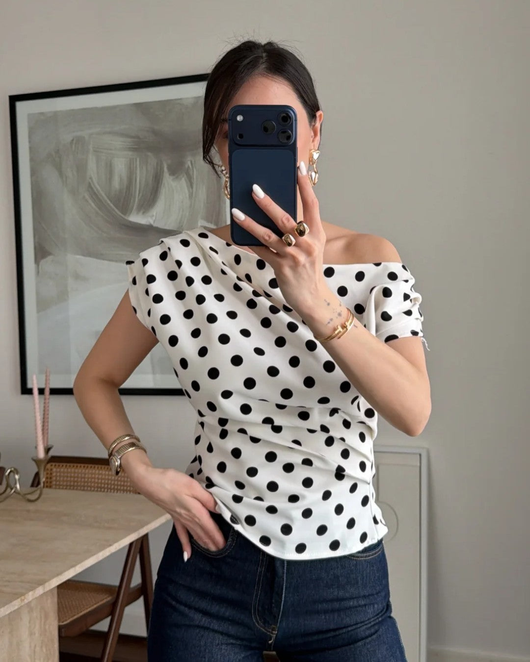Iconic Polka Top