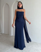 Isabella Scarf Maxi Gown