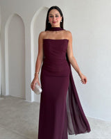 Isabella Scarf Maxi Gown