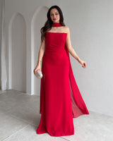 Isabella Scarf Maxi Gown