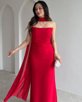 Isabella Scarf Maxi Gown