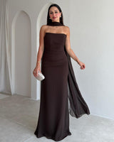 Isabella Scarf Maxi Gown