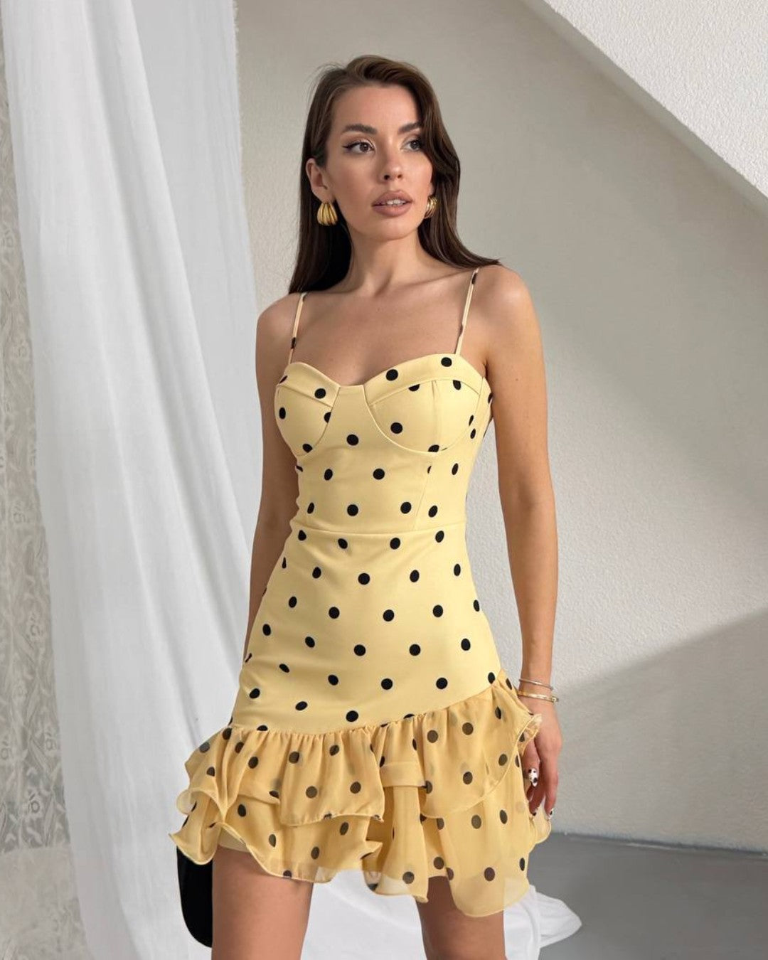 La Femme Dot Dress