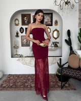 Lace Dantel Maxi Dress