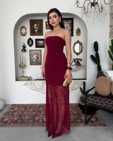 Lace Dantel Maxi Dress