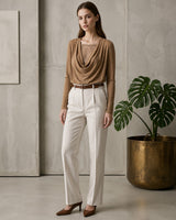 Lace Drape Top