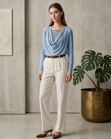 Lace Drape Top