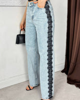 Lace Line Denim