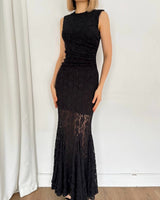 Lace Mermaid Maxi Dress