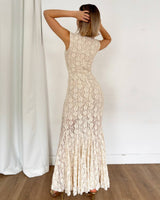 Lace Mermaid Maxi Dress