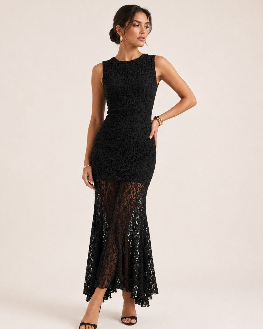 Lace Midi Dress
