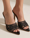 Lace Mule Gianvito Rossi Inspired