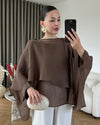 Layered Cape Flow Top