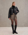 Leather-Look Zip Jacket