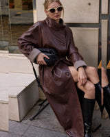 Leather Trench Coat