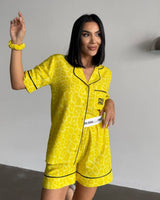 Leopard Glow Pajama's Collection