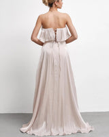 Lisa Ruffle Corset Gown