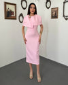 Louvre Cape Midi Dress