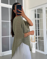 Lumière Shimmer Poncho Top
