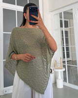 Lumière Shimmer Poncho Top