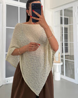 Lumière Shimmer Poncho Top