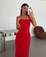 Lureva Square-Neck Dress