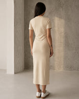 Luxe Contour Midi Dress