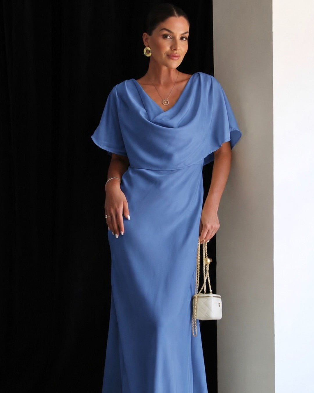 Luxe Satin Maxi Gown
