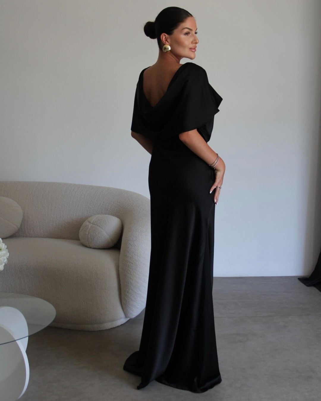 Luxe Satin Maxi Gown