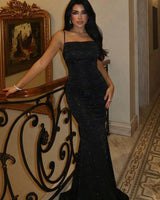 Luxury Black Sculpted Gown