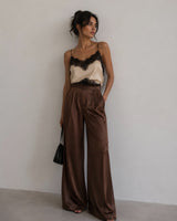 Luxury Satin Trousers