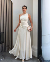 Lyra One-Shoulder Maxi Dress