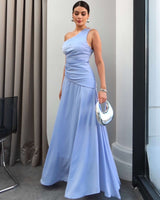 Lyra One-Shoulder Maxi Dress