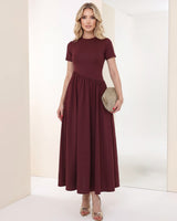 Margaux Asymmetric-Waist Maxi Dress