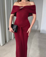 Marina Off-Shoulder Maxi Dress