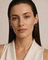 Midnight Strata Marbled Studs