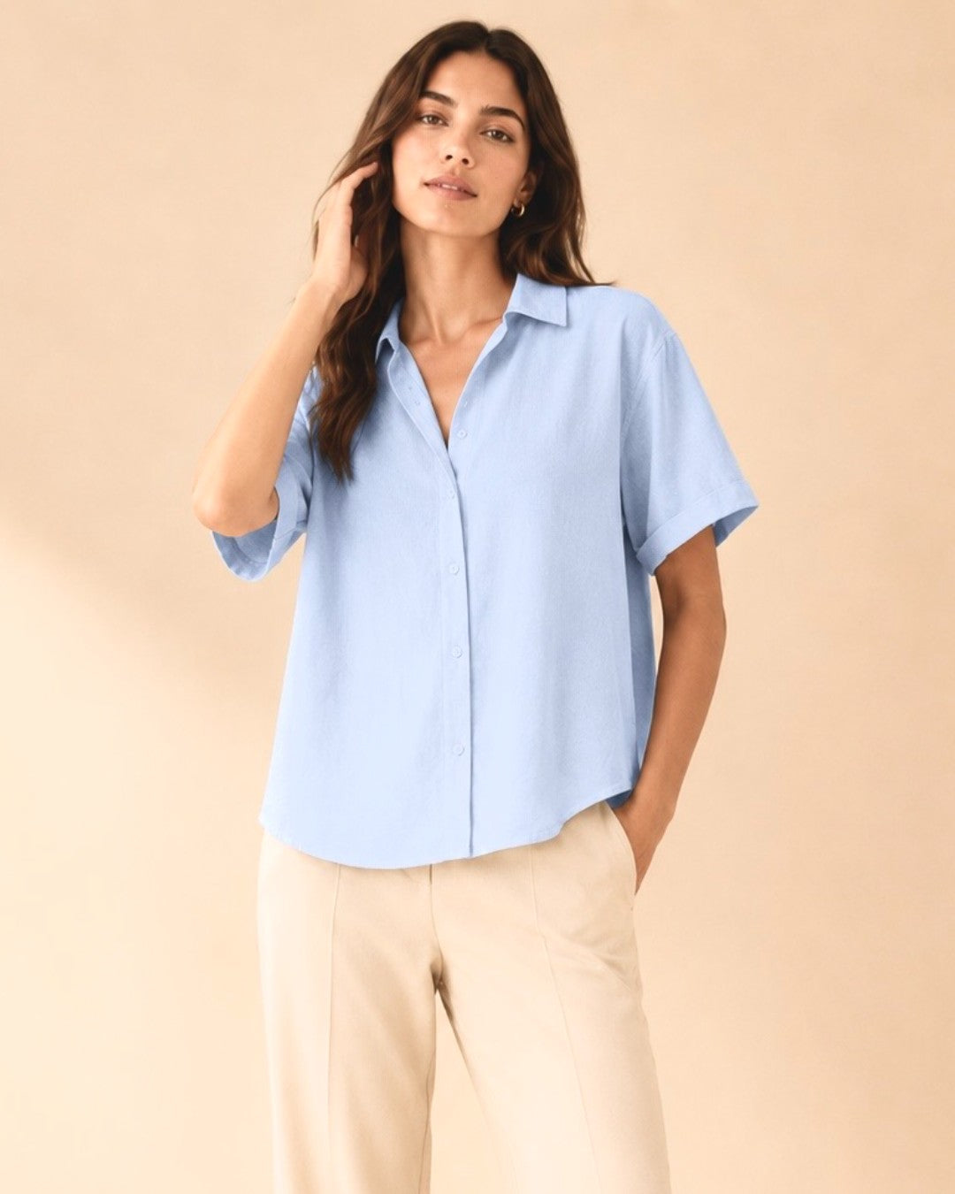 Minimal Button Shirt