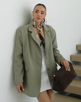 Minimal Linen Blazer