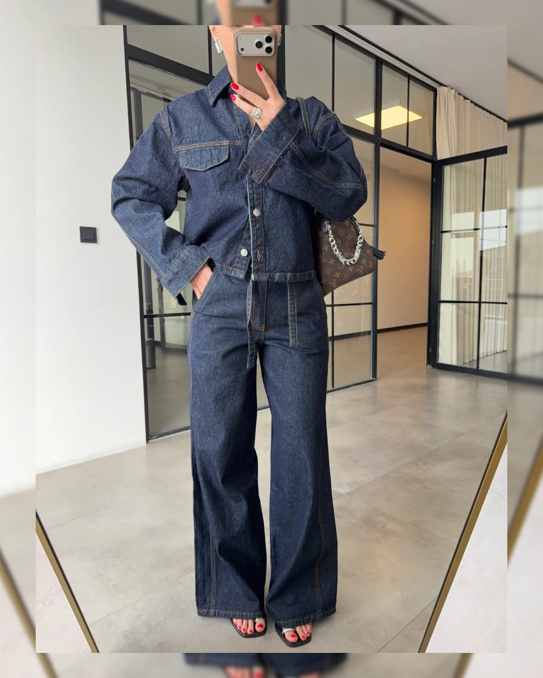 Modern Edge Denim Set