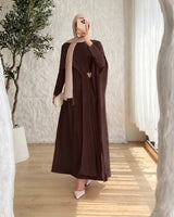 Modest Cape Maxi Dress