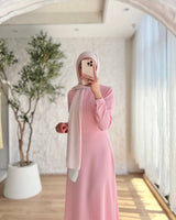 Modest Cape Maxi Dress