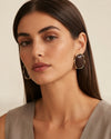 Molten-Frame Cabochon Studs