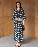 Monarque Printed Kimono Dress