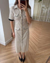 Monochrome Charm Dress