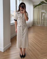 Monochrome Charm Dress