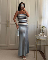 Monte Carlo Stripe Dress