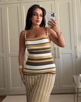 Monte Carlo Stripe Dress